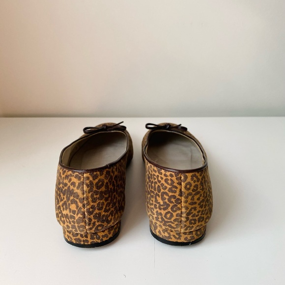Vintage Ingledew’s Grazia Spanish Collection Suede Leapard Print Flats US 6.5 - Picture 5 of 9